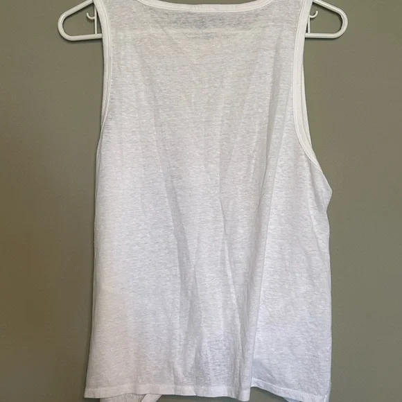 J. Crew White Twist-Knot Sleeveless Tank - Picture 4 of 4